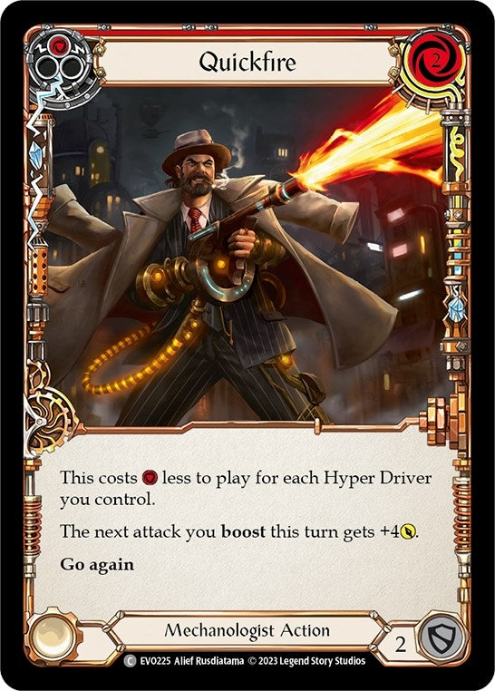 Quickfire (Red) (225) [EVO] - Flesh and Blood TCG Single