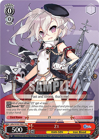 Z1 (10261) - Weiss Schwarz Single
