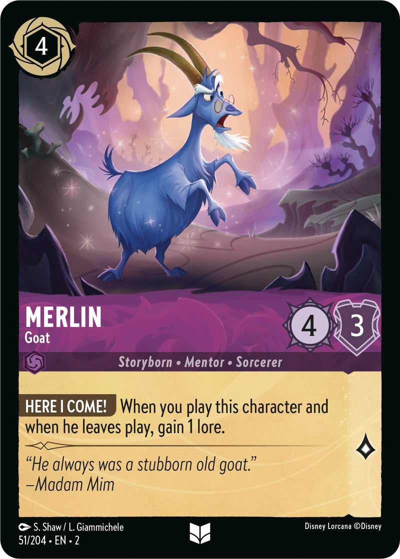 Merlin - Goat (51) (2) - Disney Lorcana Single