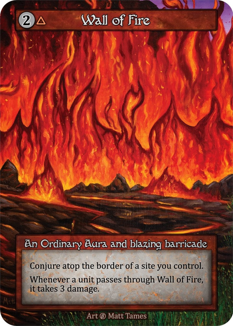 Wall of Fire [B] - Sorcery: Contested Realm Single
