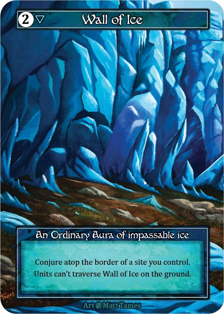 Wall of Ice (Foil) [B] - Sorcery: Contested Realm Single