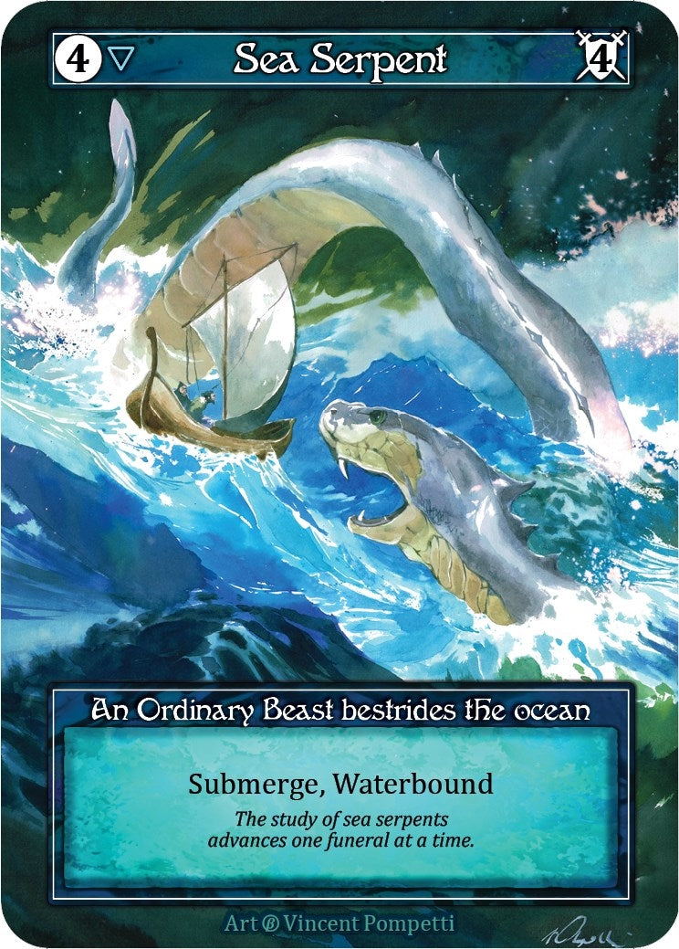 Sea Serpent (Foil) [B] - Sorcery: Contested Realm Single