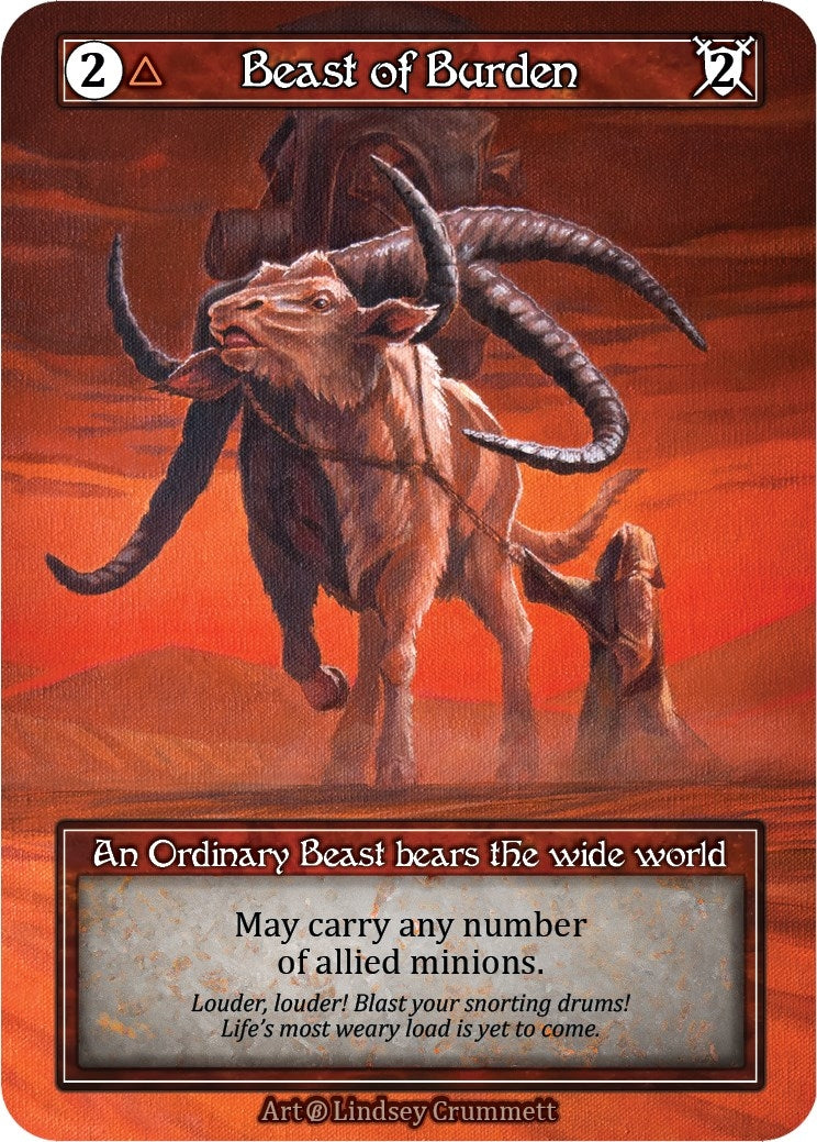 Beast of Burden (Foil) [B] - Sorcery: Contested Realm Single