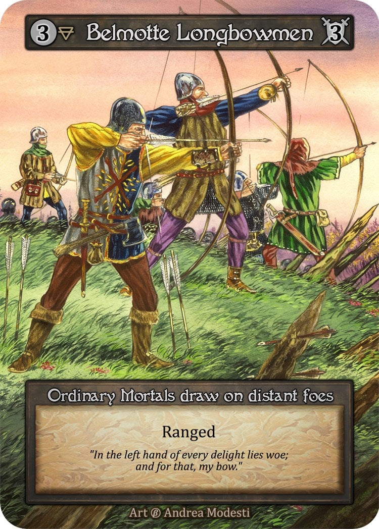 Belmotte Longbowmen [B] - Sorcery: Contested Realm Single