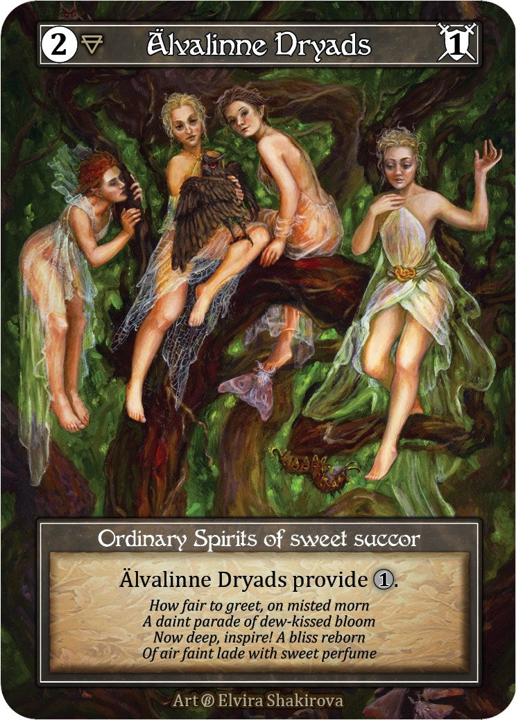 Alvalinne Dryads (Foil) [B] - Sorcery: Contested Realm Single
