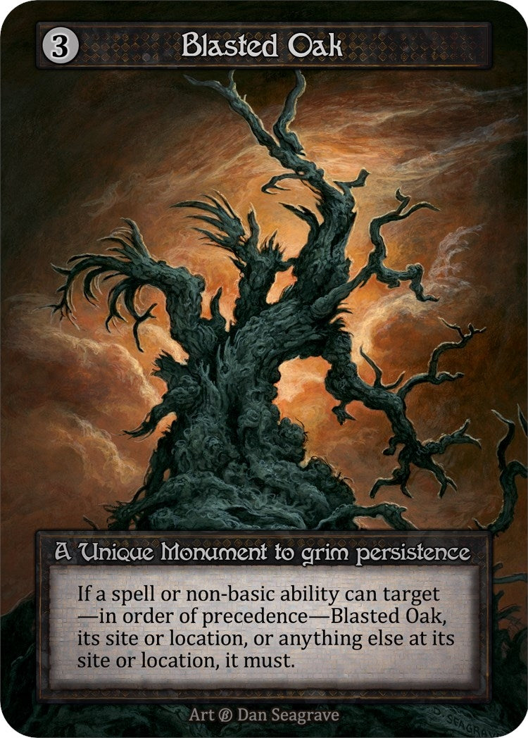 Blasted Oak [B] - Sorcery: Contested Realm Single
