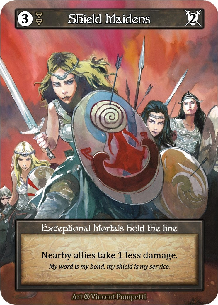 Shield Maidens (Foil) [B] - Sorcery: Contested Realm Single