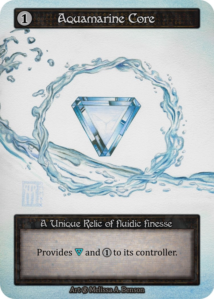 Aquamarine Core [B] - Sorcery: Contested Realm Single