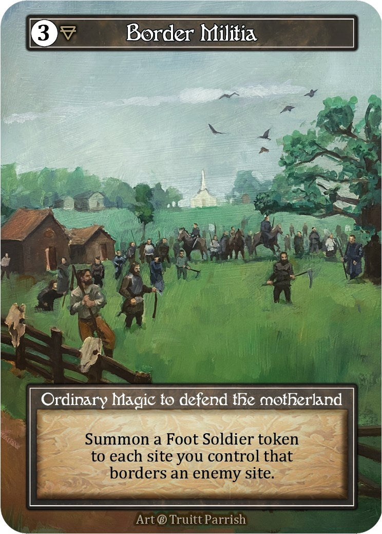 Border Militia (Foil) [B] - Sorcery: Contested Realm Single