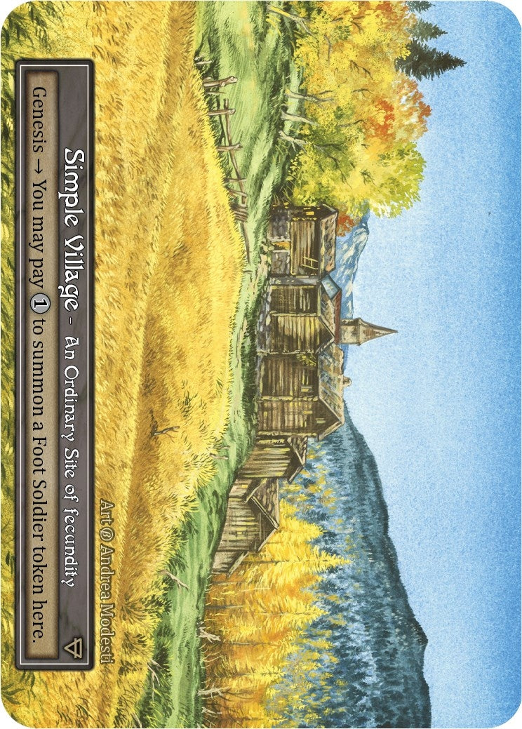 Simple Village (Foil) [B] - Sorcery: Contested Realm Single