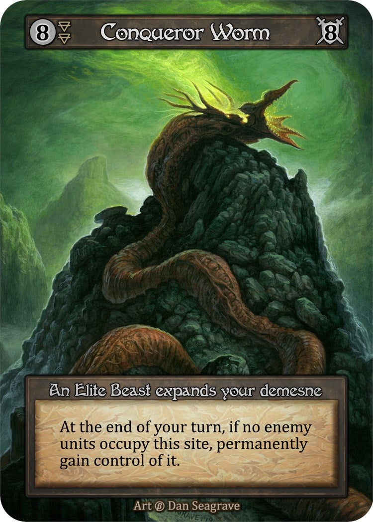 Conqueror Worm [B] - Sorcery: Contested Realm Single