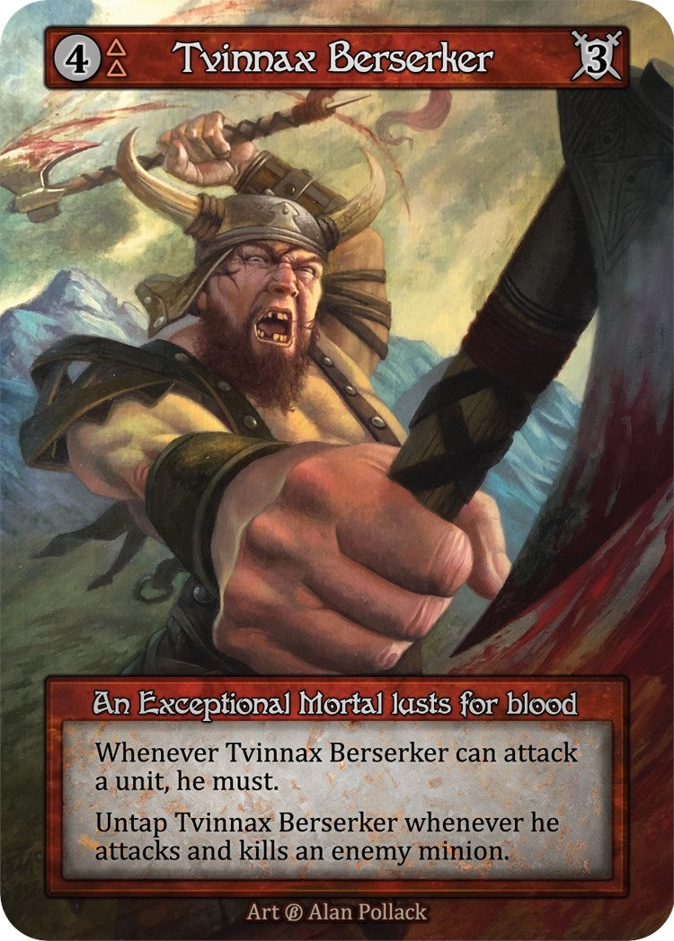 Tvinnax Berserker [B] - Sorcery: Contested Realm Single