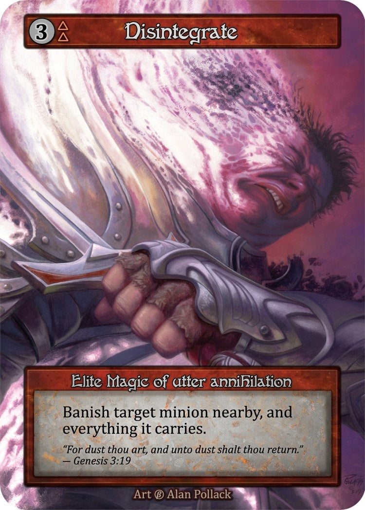 Disintegrate [B] - Sorcery: Contested Realm Single