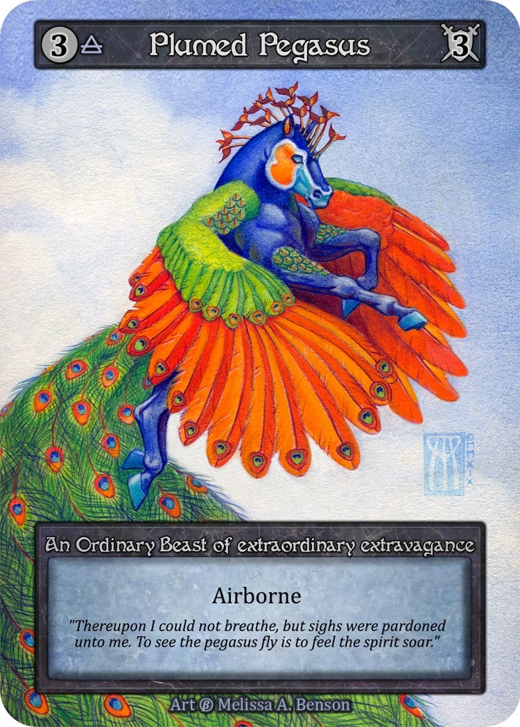 Plumed Pegasus [B] - Sorcery: Contested Realm Single