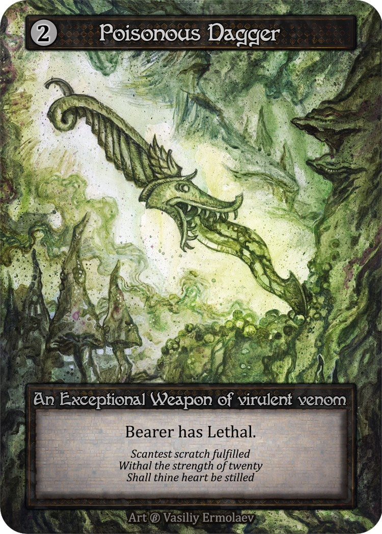 Poisonous Dagger [B] - Sorcery: Contested Realm Single