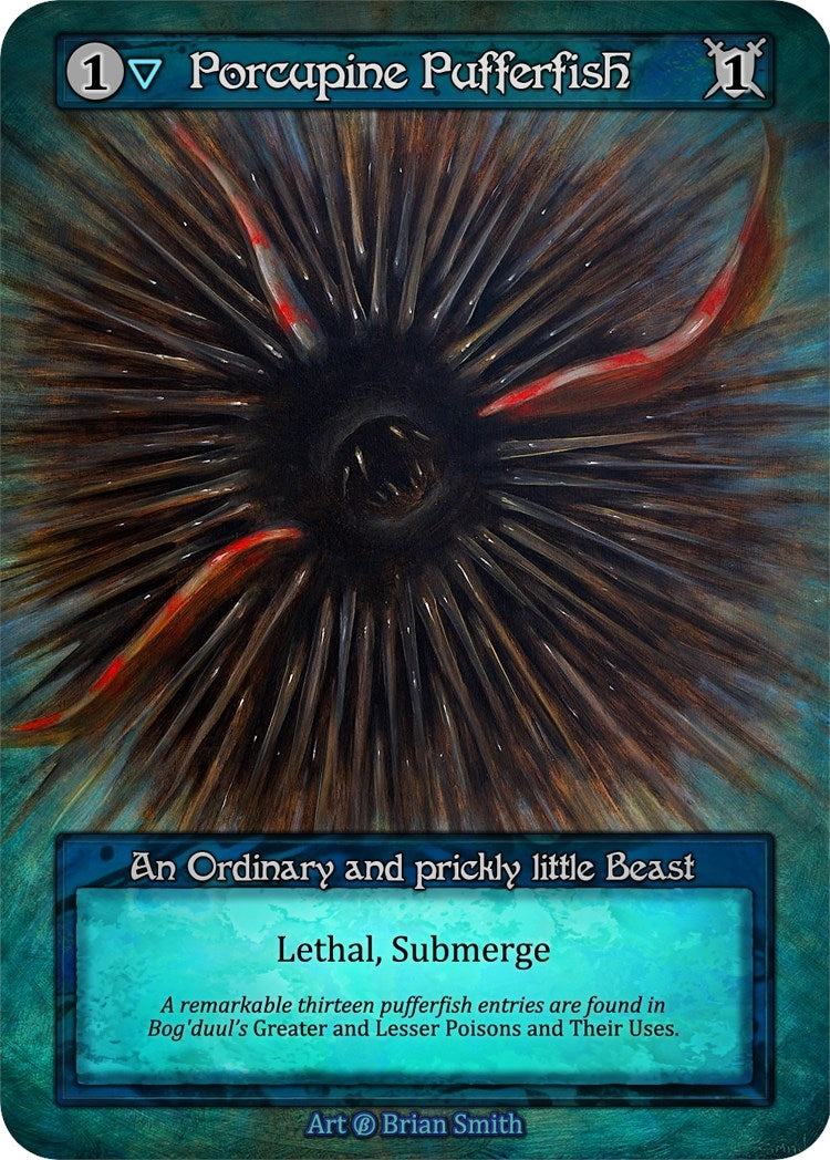 Porcupine Pufferfish [B] - Sorcery: Contested Realm Single