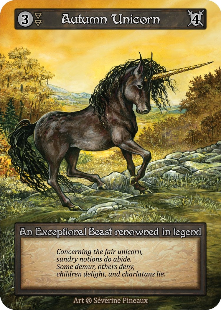 Autumn Unicorn [B] - Sorcery: Contested Realm Single