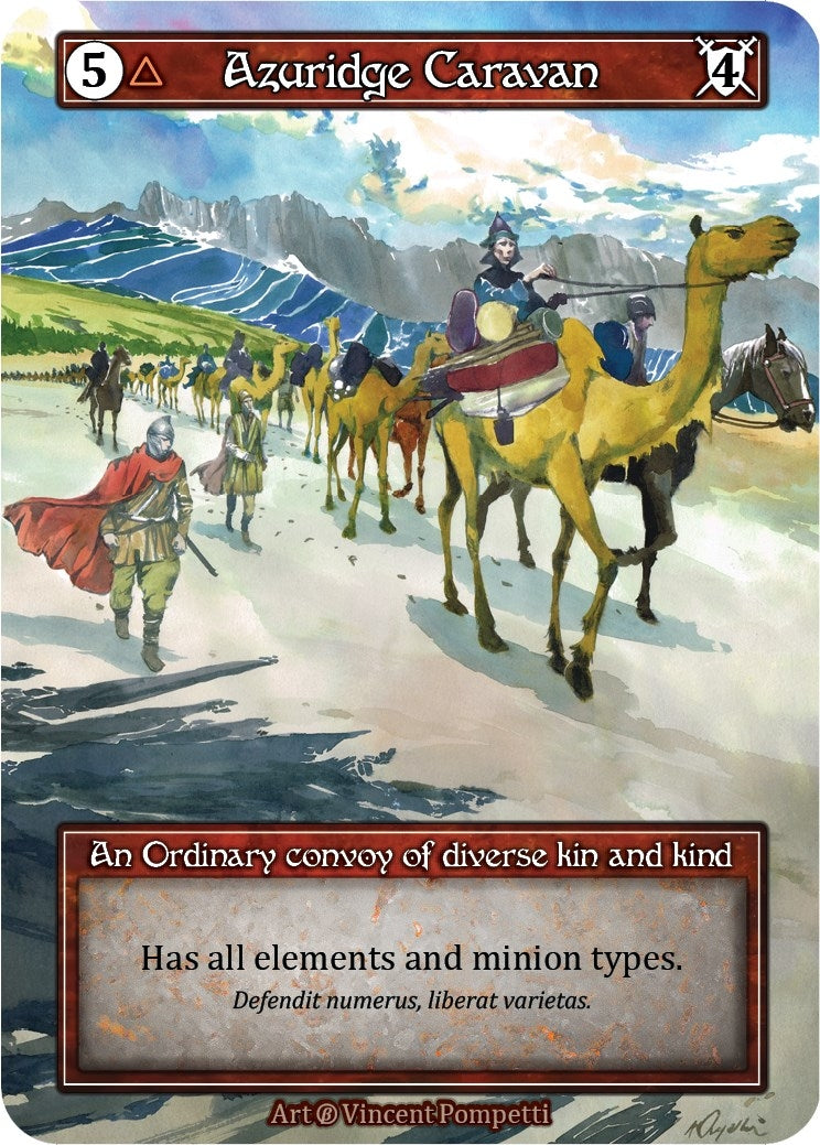 Azuridge Caravan (Foil) [B] - Sorcery: Contested Realm Single