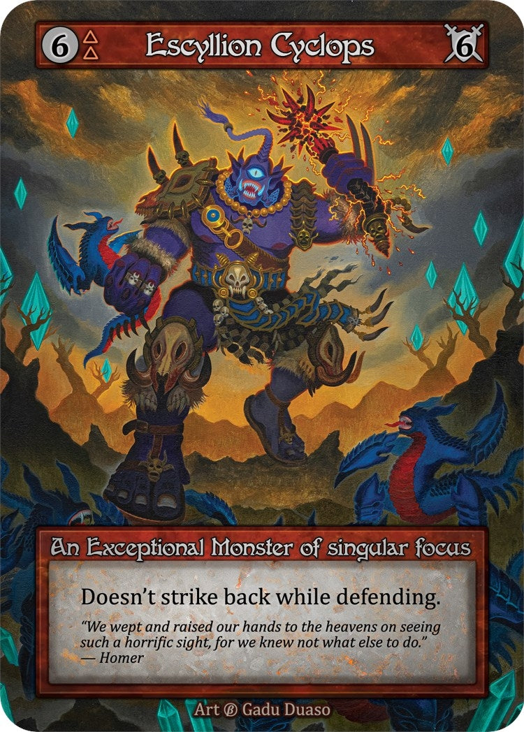 Escyllion Cyclops [B] - Sorcery: Contested Realm Single