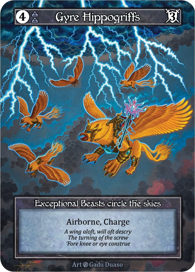 Gyre Hippogriffs (Foil) [B] - Sorcery: Contested Realm Single
