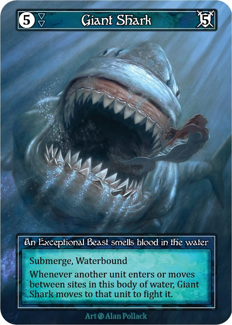 Giant Shark (Foil) [B] - Sorcery: Contested Realm Single