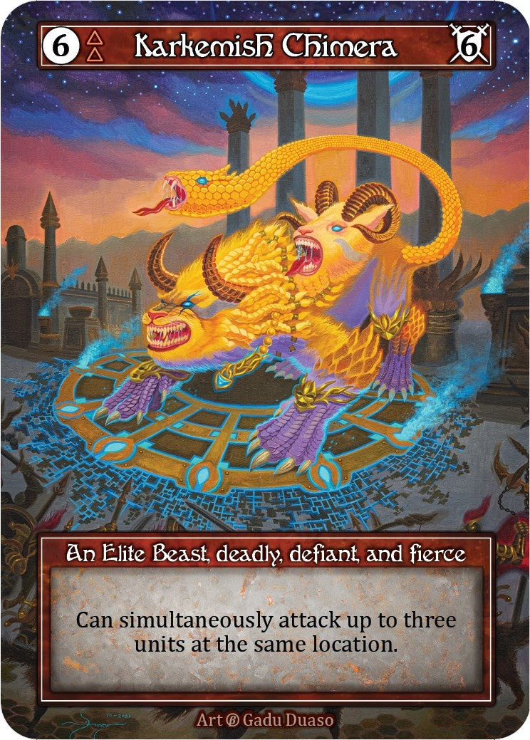 Karkemish Chimera (Foil) [B] - Sorcery: Contested Realm Single