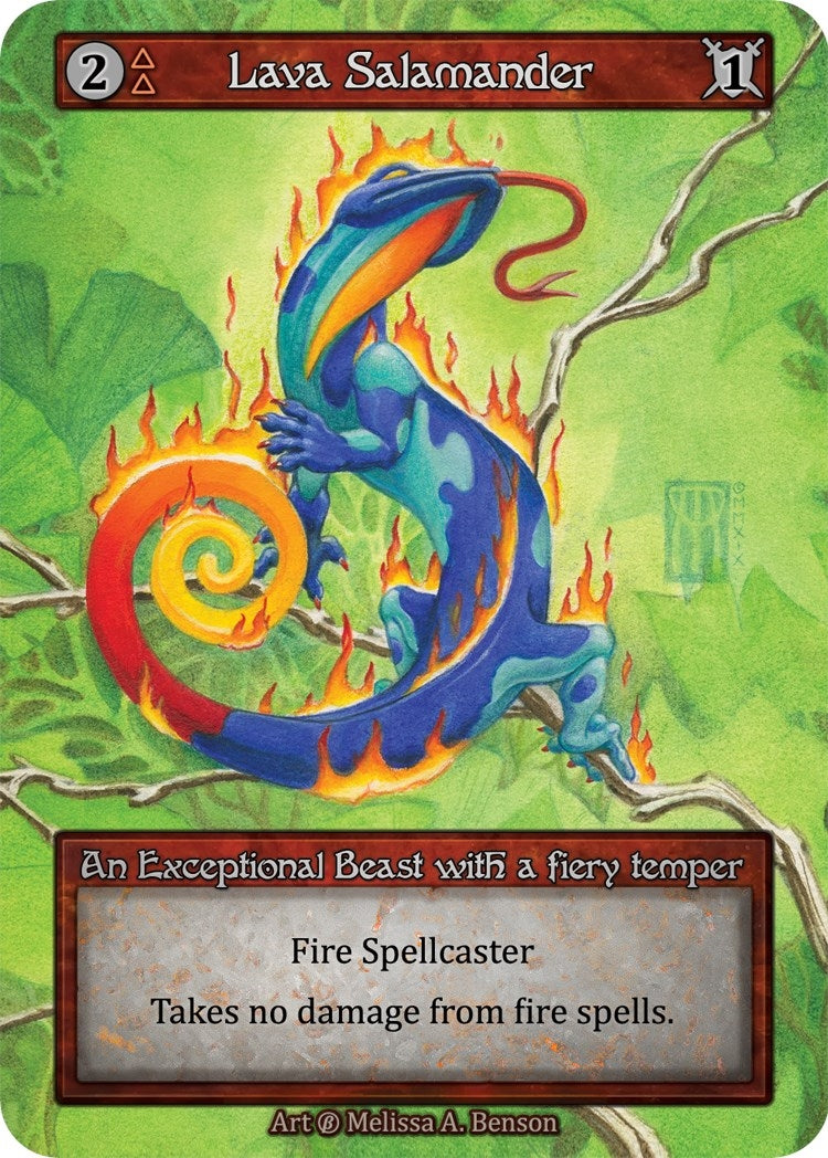 Lava Salamander [B] - Sorcery: Contested Realm Single