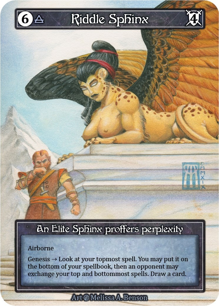 Riddle Sphinx (Foil) [B] - Sorcery: Contested Realm Single