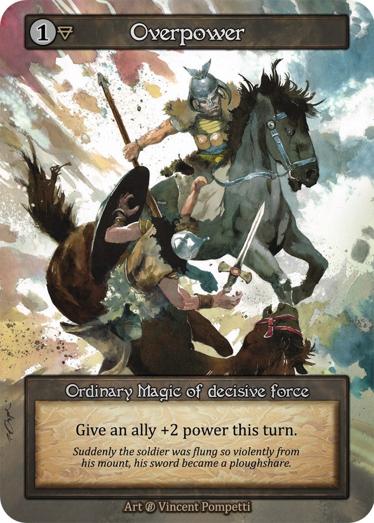 Overpower [B] - Sorcery: Contested Realm Single