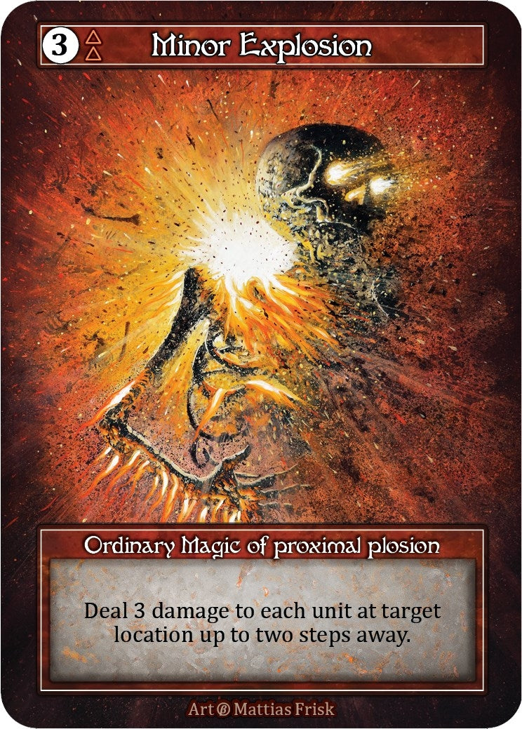 Minor Explosion (Foil) [B] - Sorcery: Contested Realm Single