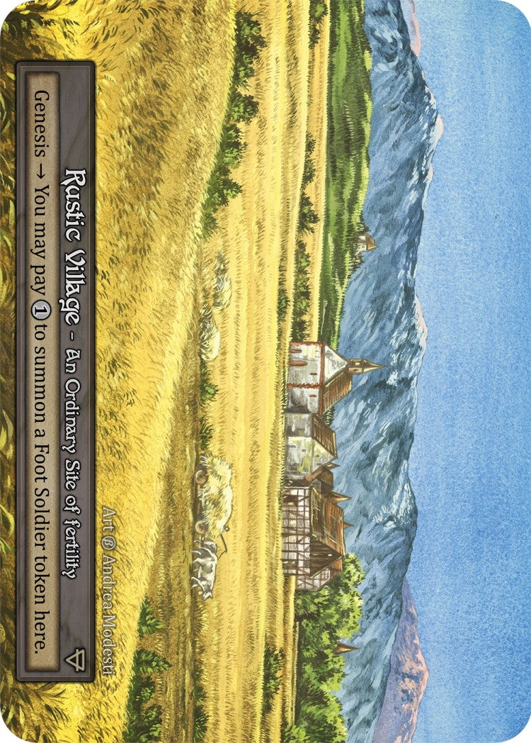Rustic Village [B] - Sorcery: Contested Realm Single