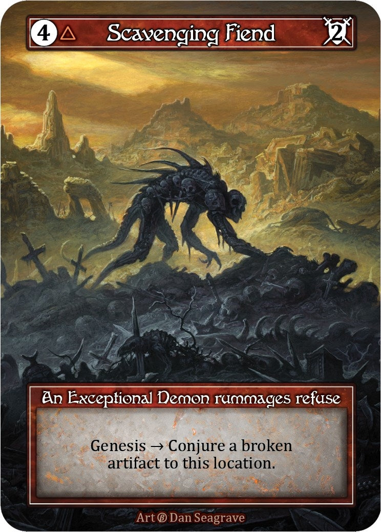 Scavenging Fiend (Foil) [B] - Sorcery: Contested Realm Single