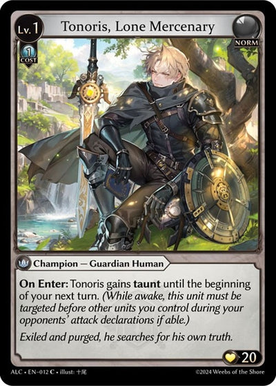 Tonoris, Lone Mercenary (012) (Alchemical Revolution)