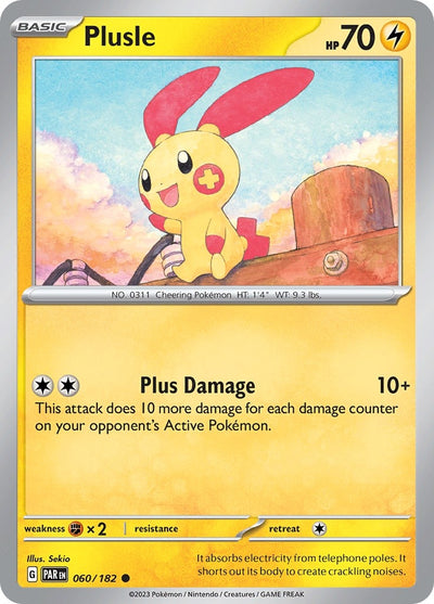 Plusle - 060/182 (60) (PAR)