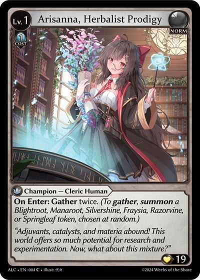 Arisanna, Herbalist Prodigy (004) (Alchemical Revolution)