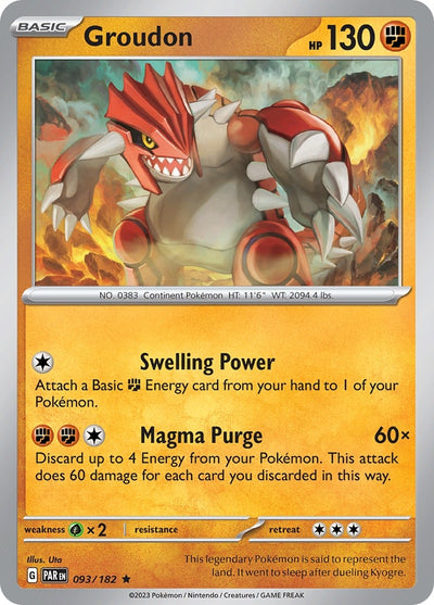 Groudon - 093/182 (93) (PAR)