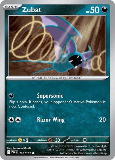 Zubat (110/182) (SV04: Paradox Rift)