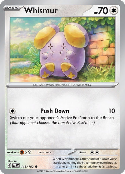 Whismur (148/182) (SV04: Paradox Rift)