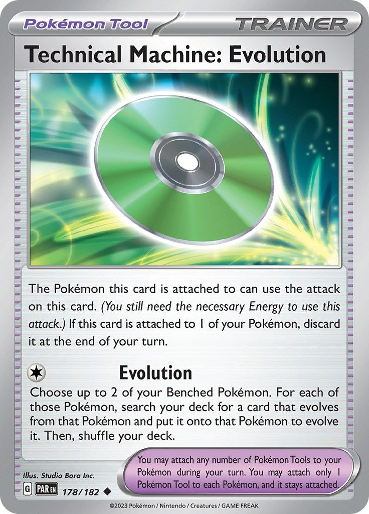 Technical Machine: Evolution (178/182) [SV04: Paradox Rift] - Pokemon Single
