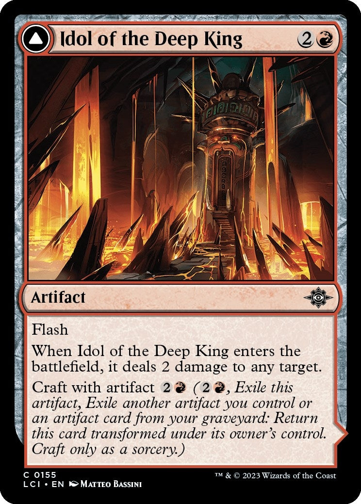 Idol of the Deep King (155) [LCI] - MTG Single