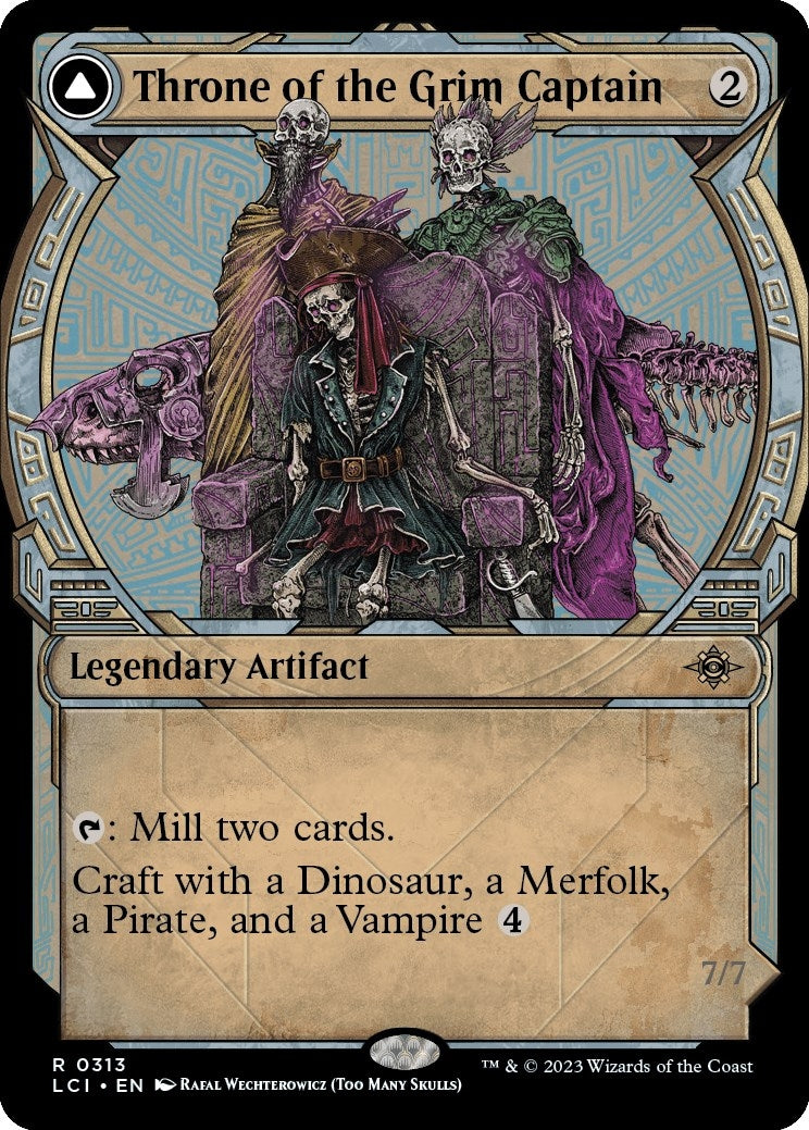 Throne of the Grim Captain (Showcase) (313) [LCI] - MTG Single