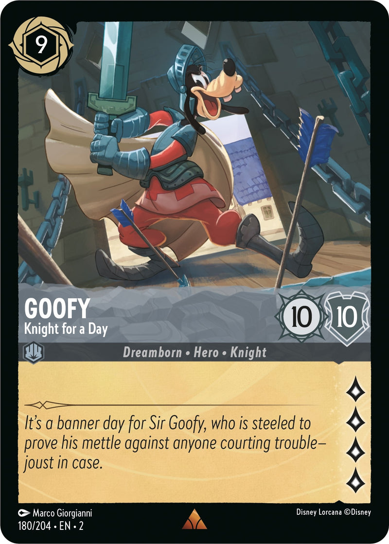 Goofy - Knight for a Day (180) (2) - Disney Lorcana Single