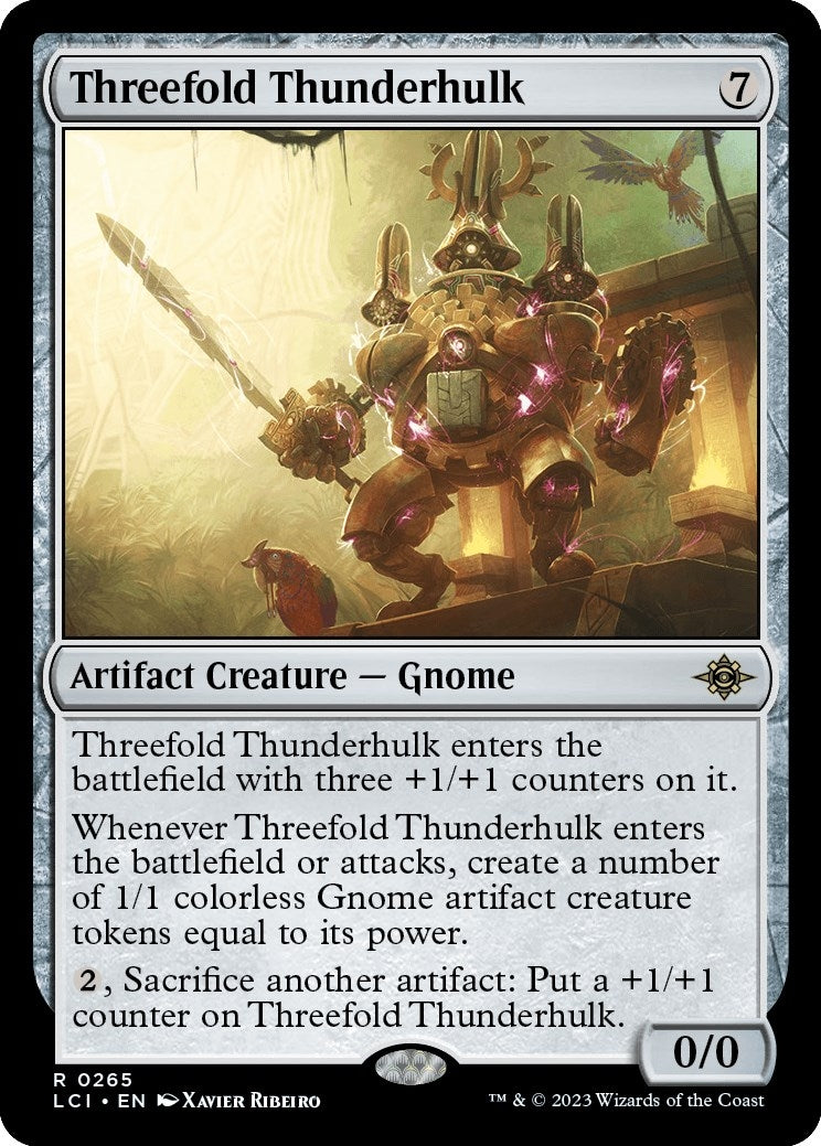 Threefold Thunderhulk (265) [LCI] - MTG Single