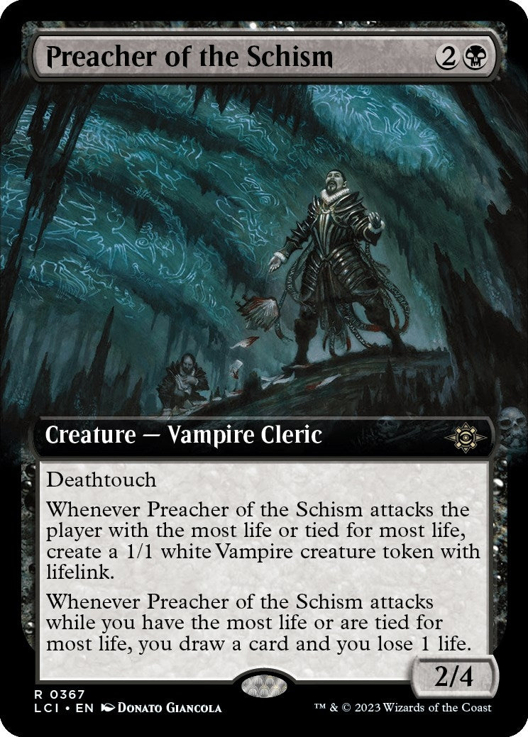 Preacher of the Schism (Extended Art) (367) [LCI] - MTG Single