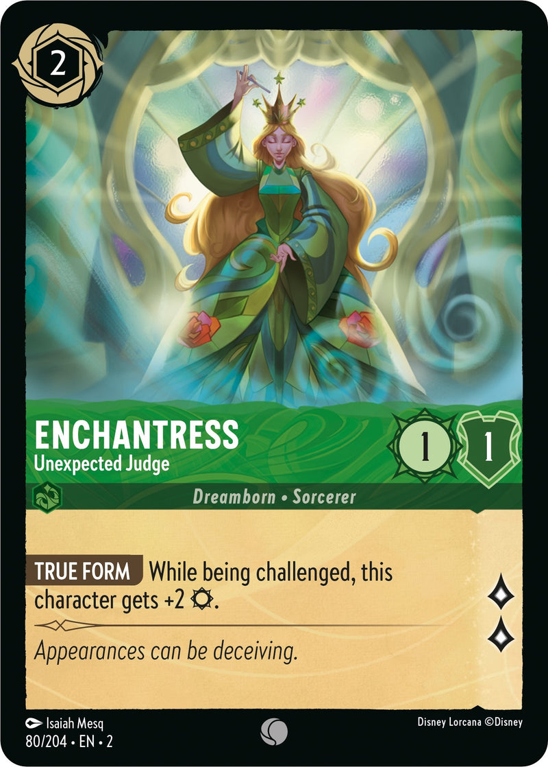 Enchantress - Unexpected Judge (80) (2) - Disney Lorcana Single