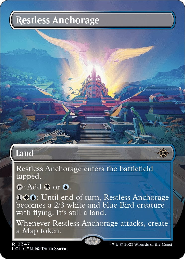 Restless Anchorage (Borderless) (347) [LCI] - MTG Single