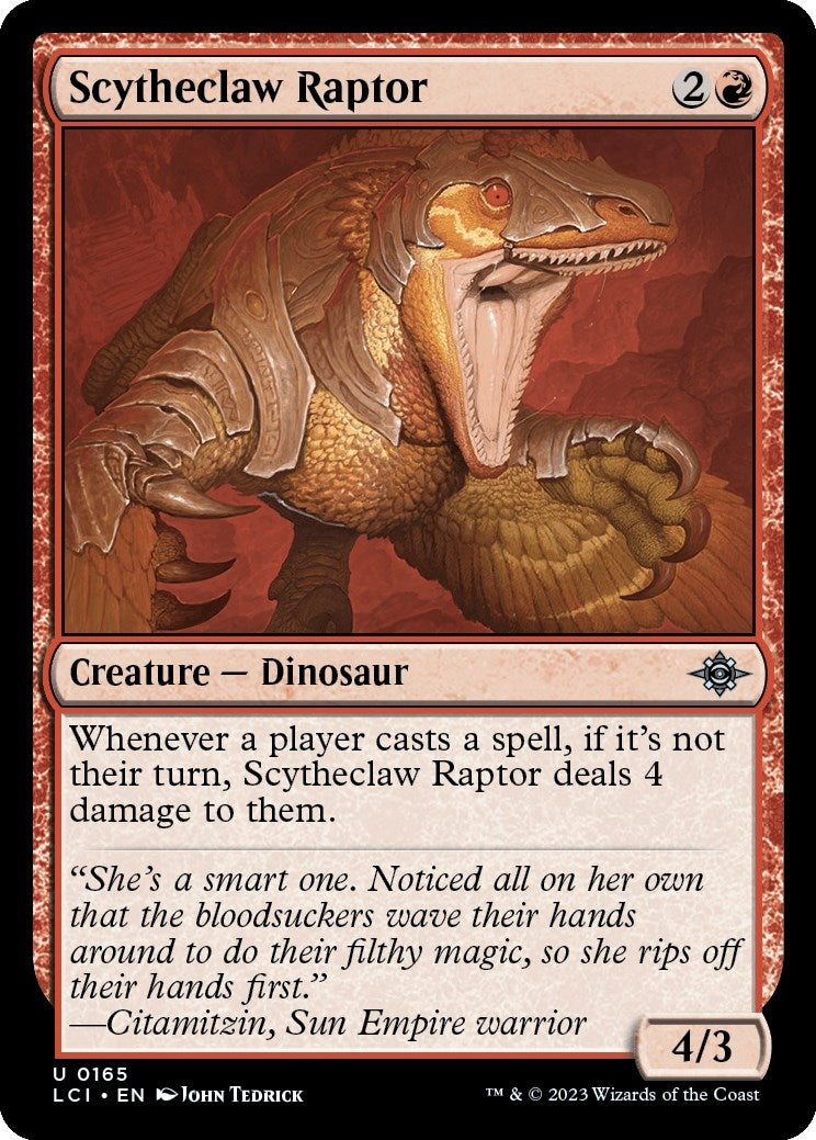 Scytheclaw Raptor (165) [LCI] - MTG Single