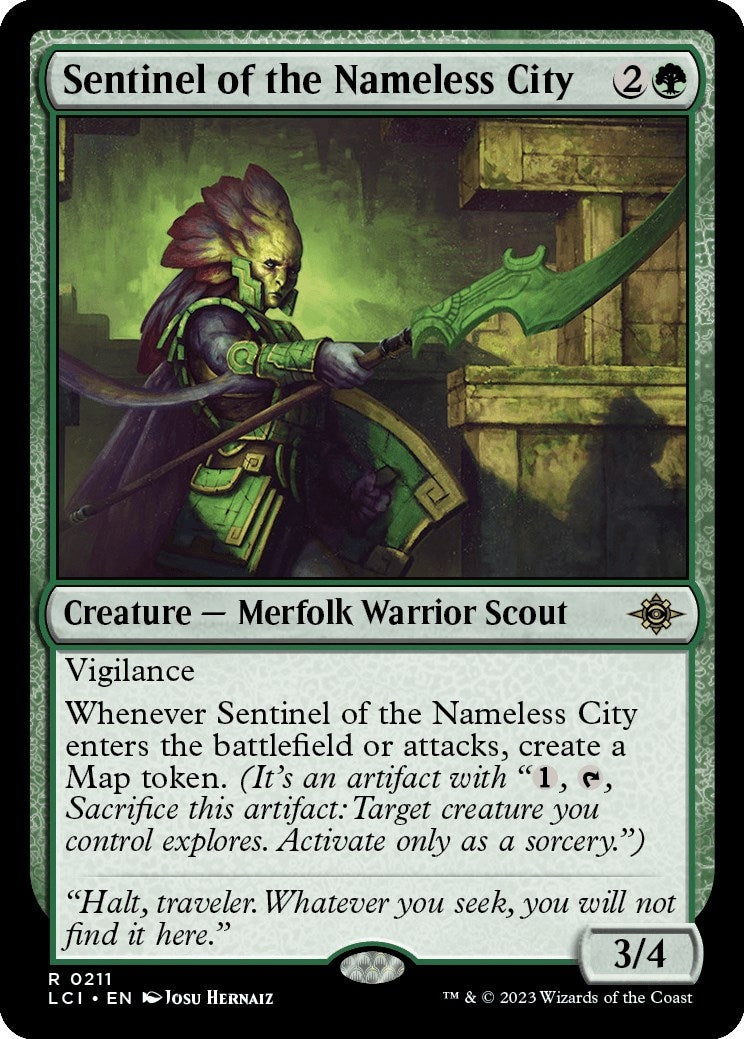 Sentinel of the Nameless City (211) [LCI] - MTG Single