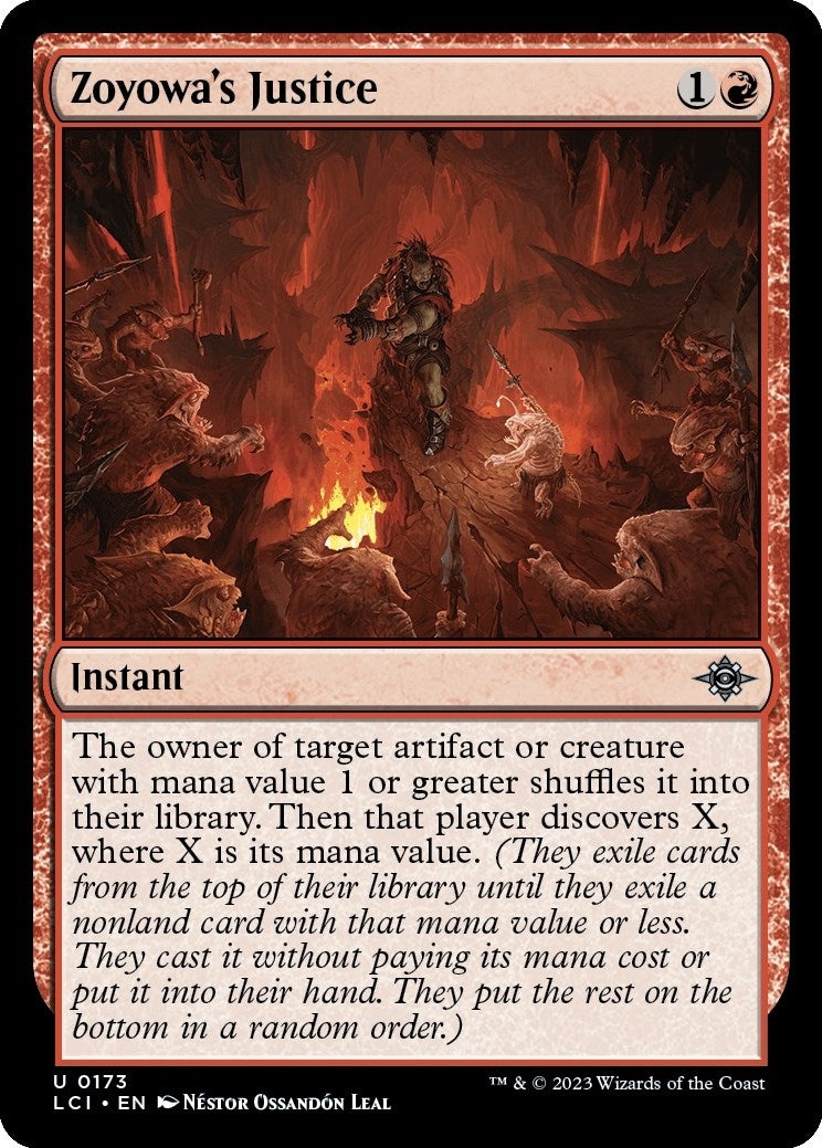 Zoyowa’s Justice (173) [LCI] - MTG Single