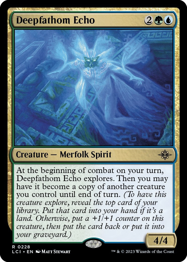 Deepfathom Echo (228) [LCI] - MTG Single